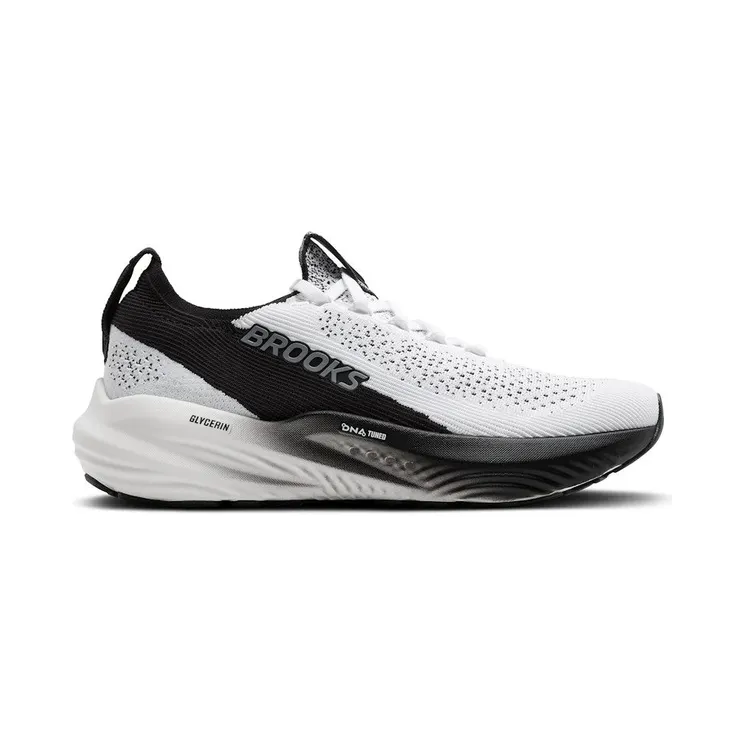 Brooks Glycerin StealthFit 22 White Grey Black (110448-1D-135)
