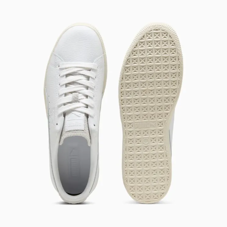 Puma Clyde Premium White Frosted Ivory (394834-01)
