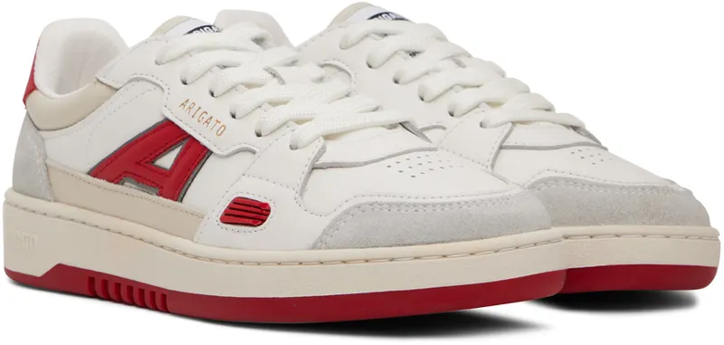 Axel Arigato White & Red A Dice Lo Sneakers (F0004026)
