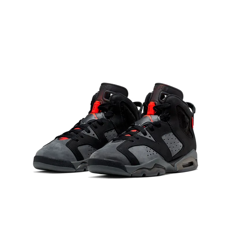 Jordan 6 Retro PSG Paris Saint-Germain (GS) Iron Grey/Infrared 23-Black (CN1078-001)