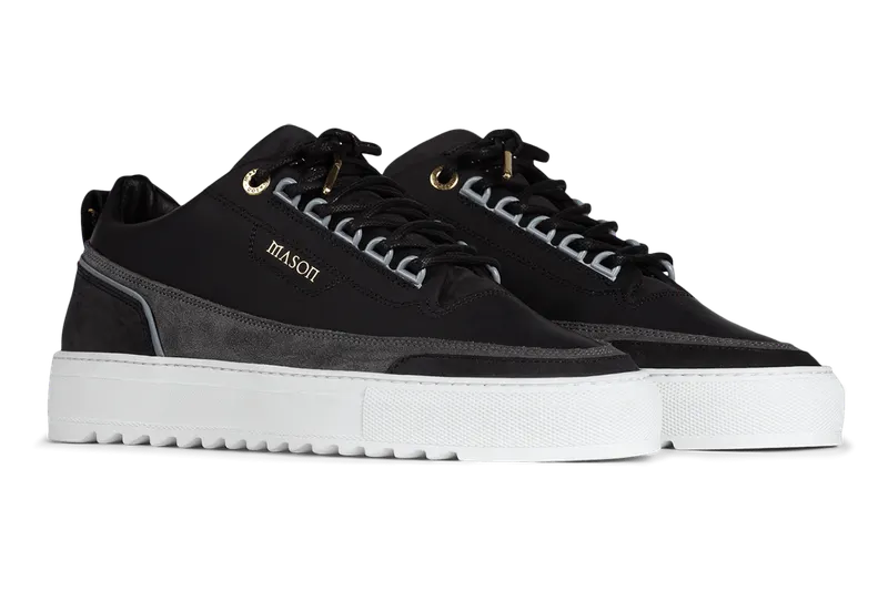 Mason Garments Firenze Gomma/Suede/Nubuck/Reflective Black/Asfalto/Cement (FW20-14D)