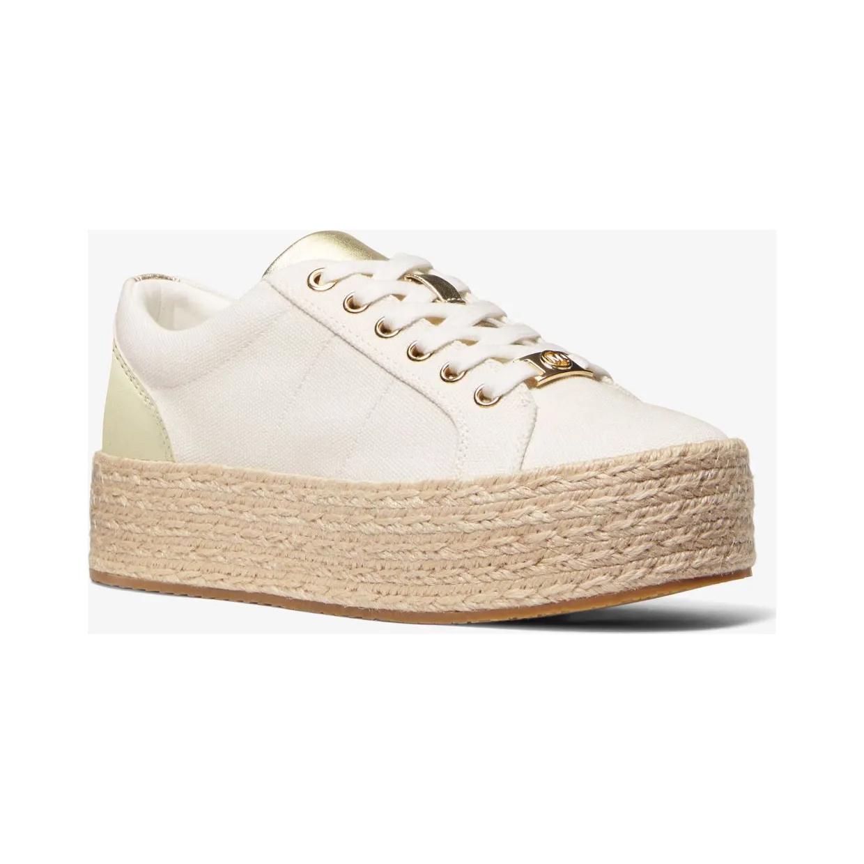 Michael Kors Plateau-Sneaker Libby Leuchtendes Kreideweiß (43T1LBFS2D)