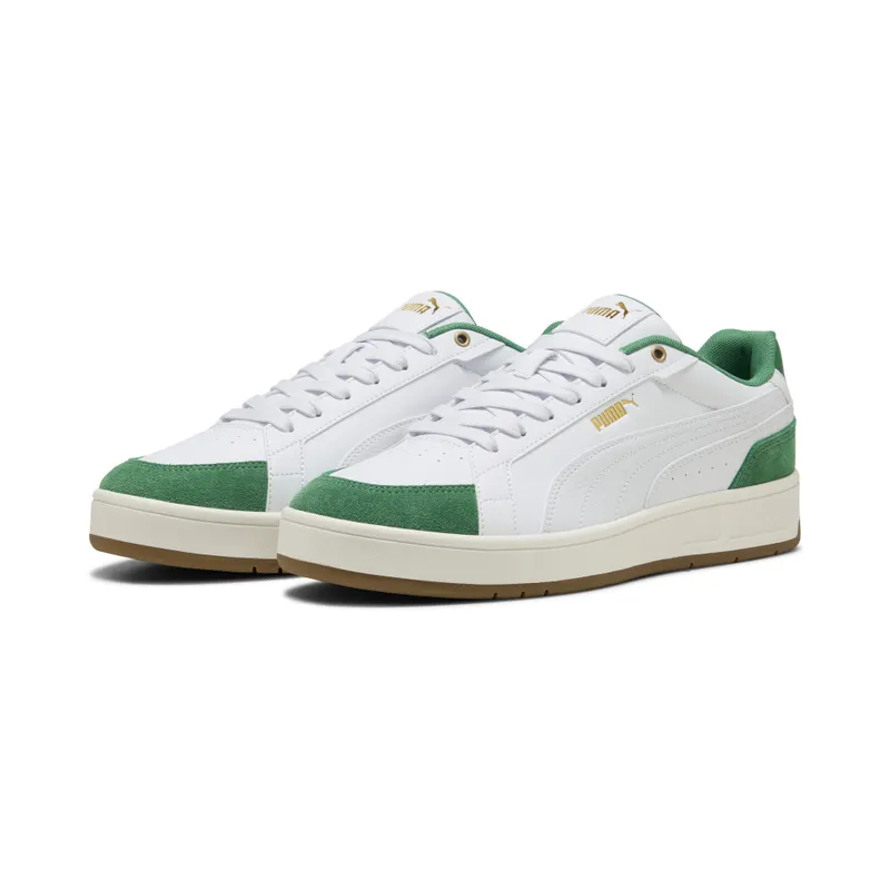 Puma Court Classico Sport “Puma White / Puma White / Archive Green” (400731_12)
