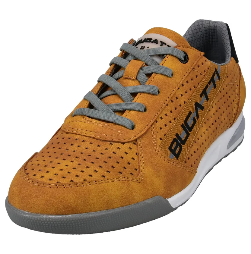 Bugatti sneaker Goudgeel / Grijs / Zwart (321-A3801-5000-5000)