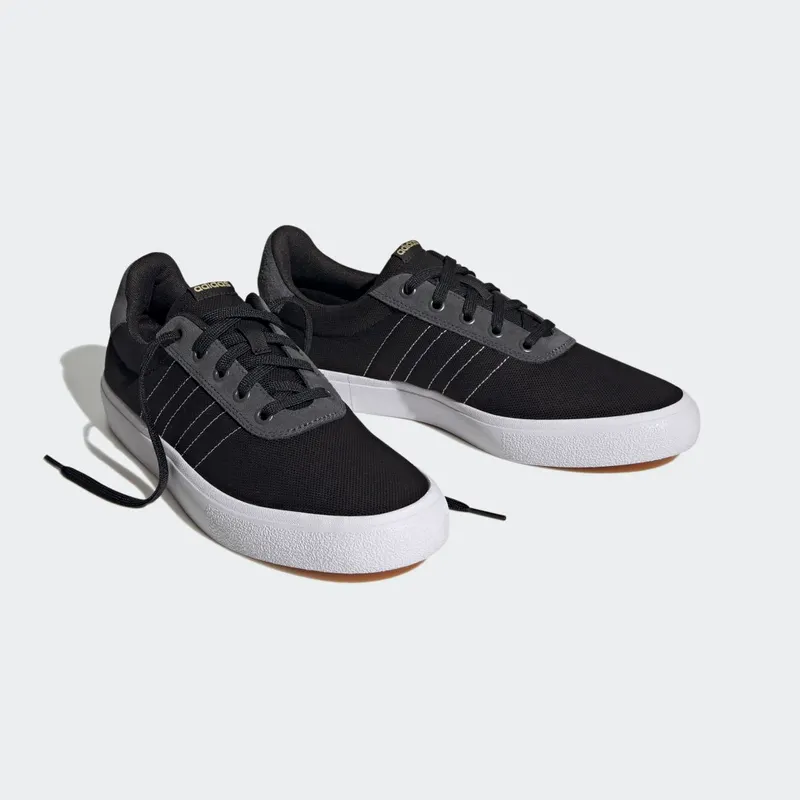 Adidas Vulc Raid3r 3-Stripes Core Black / Cloud White / Matte Gold (H06283)