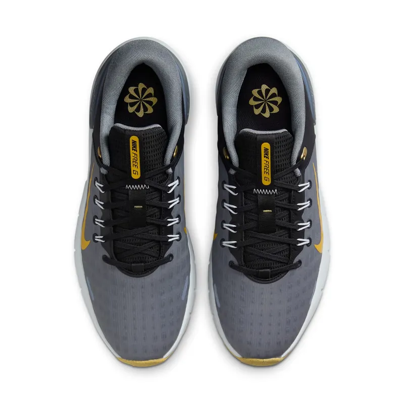 Nike Free Golf Next Nature “Black Cool Grey Pure Platinum Infinite Gold” (FN0332-003)