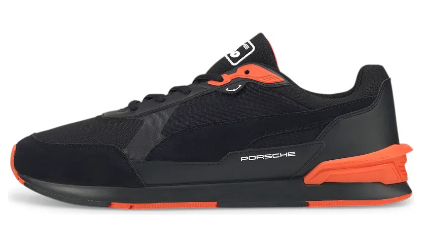 Puma Porsche Legacy Low Racer motorsportschoenen Zwart (307021-03)