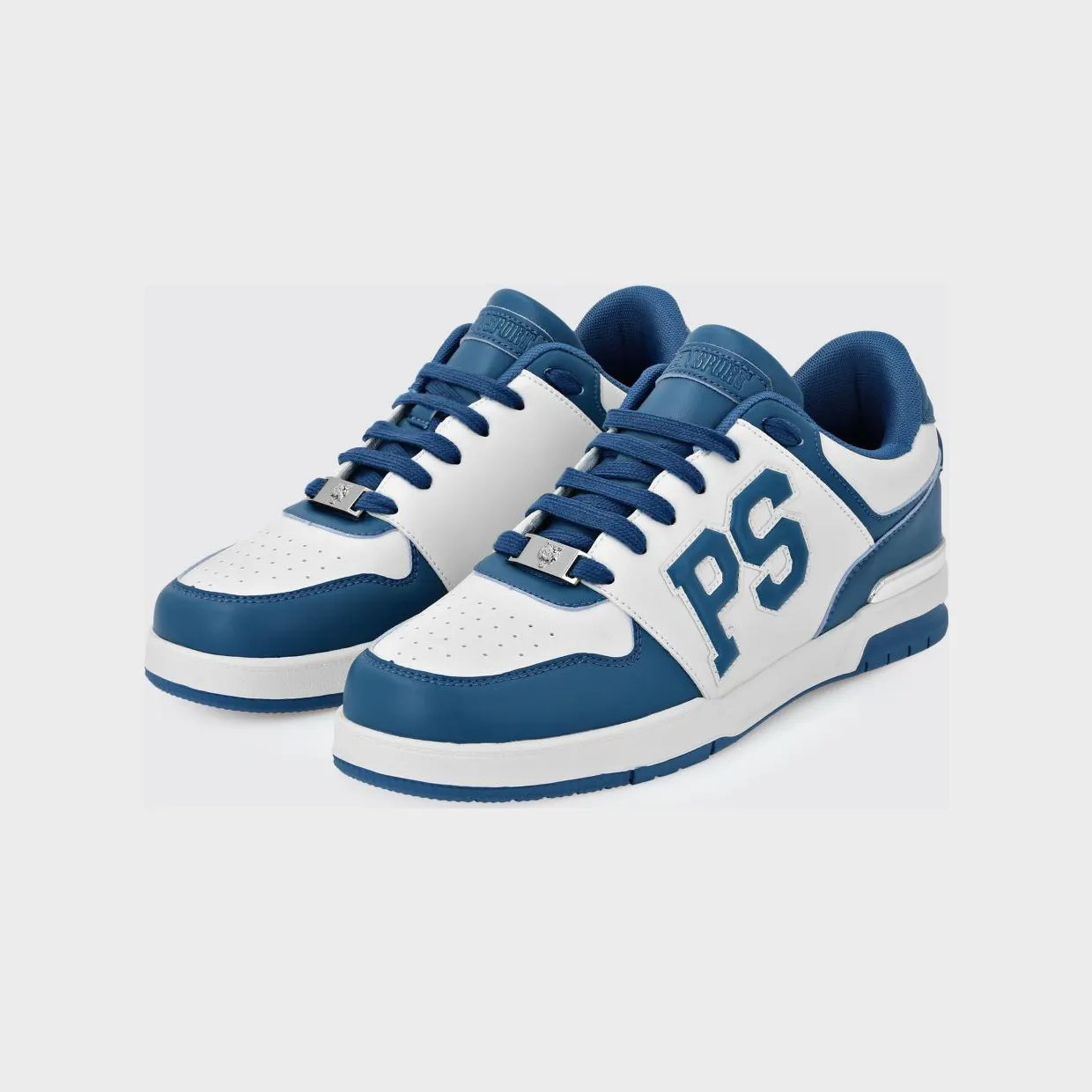 Plein Sport Leather Sneakers Turquoise (SAESUSC0737STE003N08)