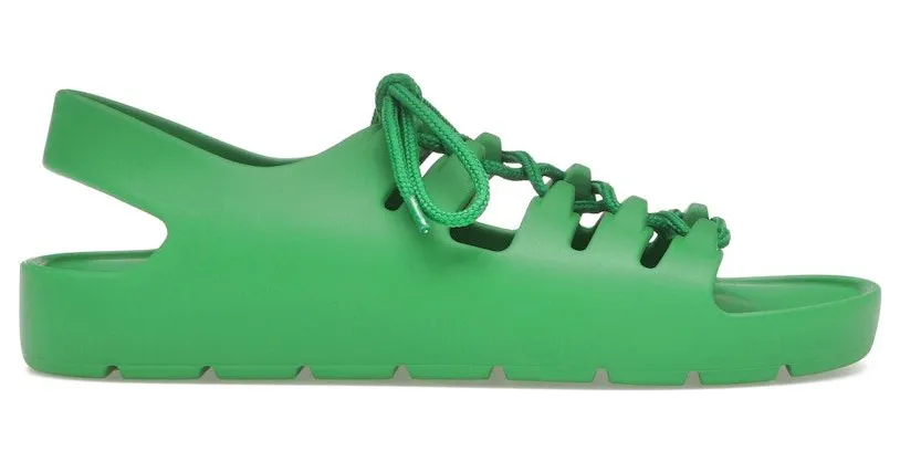 Bottega Veneta Jelly Lace Up Sandal Green (692006V11T03730)