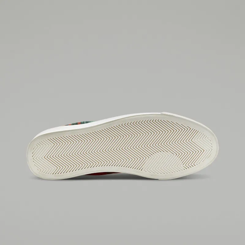 Converse Skid Grip Ox Twisted Plaid Egret/Multi-Egret (169218C)