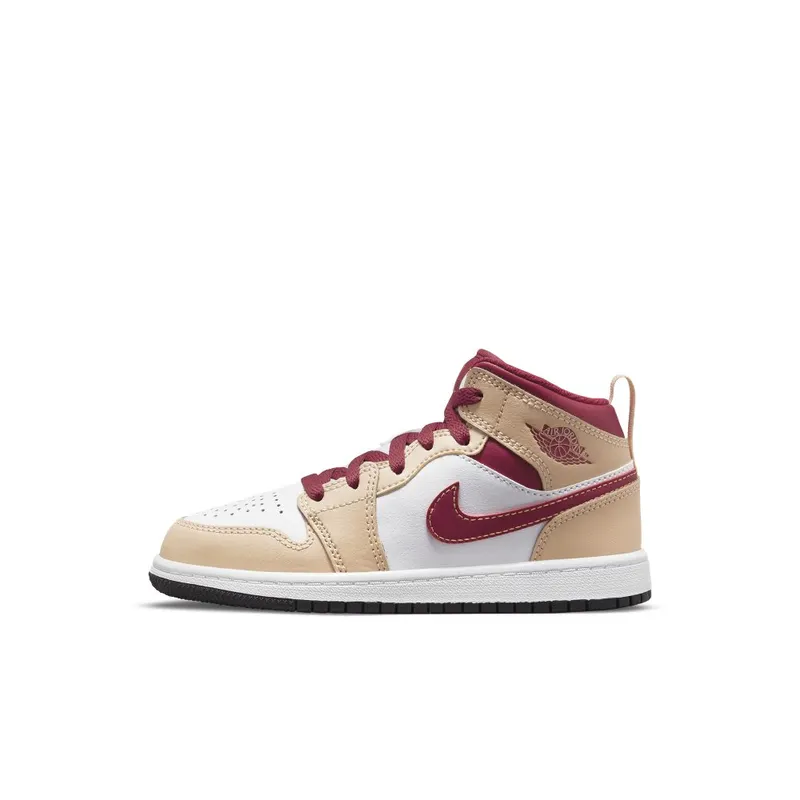 Jordan 1 Mid Younger Kids’ Brown (640734-201)