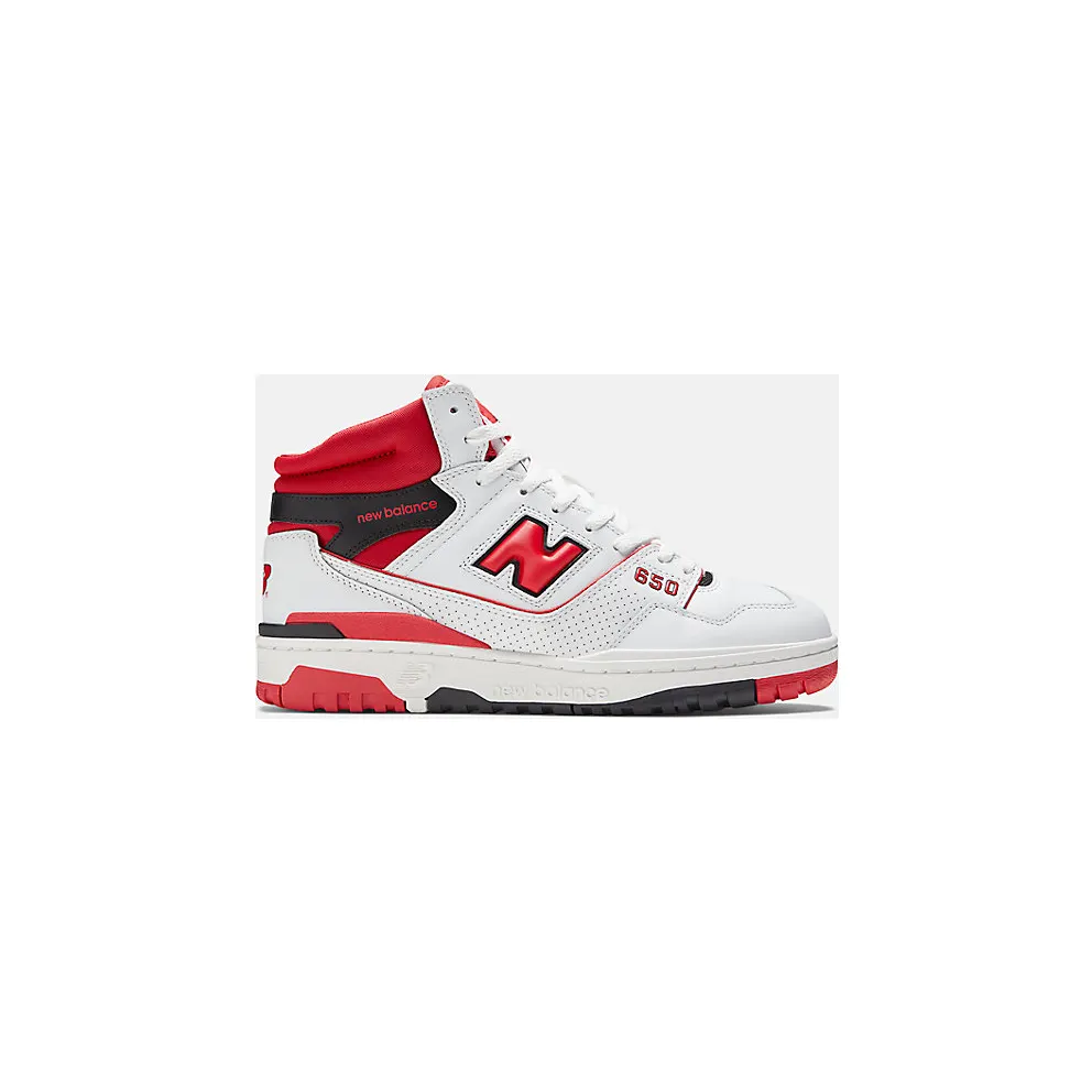 New Balance 650 Weiß/blanc/Rot/rouge (BB650RWR)