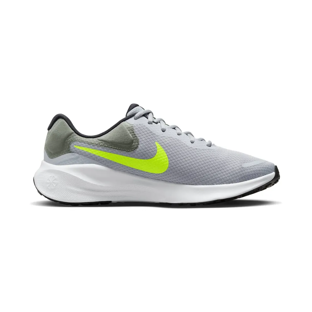 Nike Revolution 7 Wolf Grey Smoke Grey Black Volt (FB2207-002)