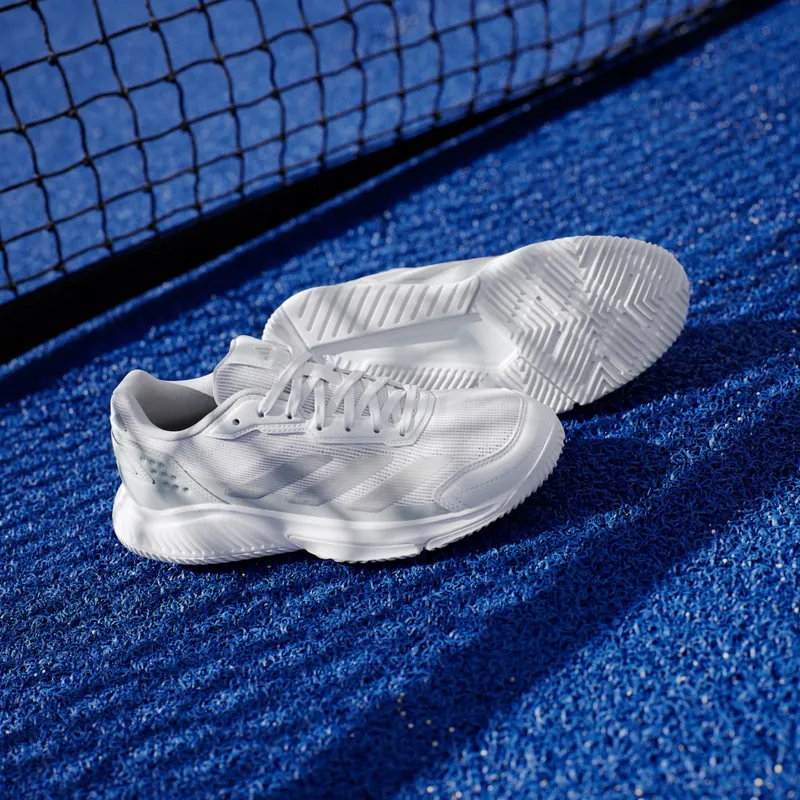 Adidas Courtquick Padel Cloud White / Silver Metallic / Cloud White (JR4658)