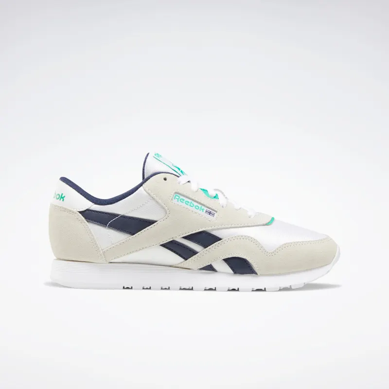 Reebok Classic Nylon White / Vector Navy / Court Green (FV6237)