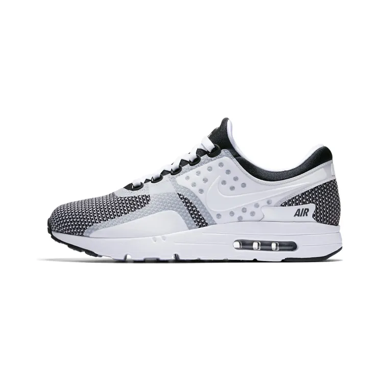 Nike Air Max Zero Black White Wolf Grey “White / Black” (876070-005)