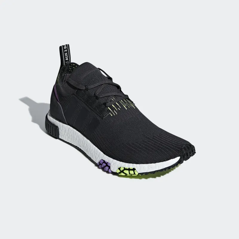 adidas NMD Racer Carbon Core Black Carbon/Core Black/Solar Yellow (B37640)