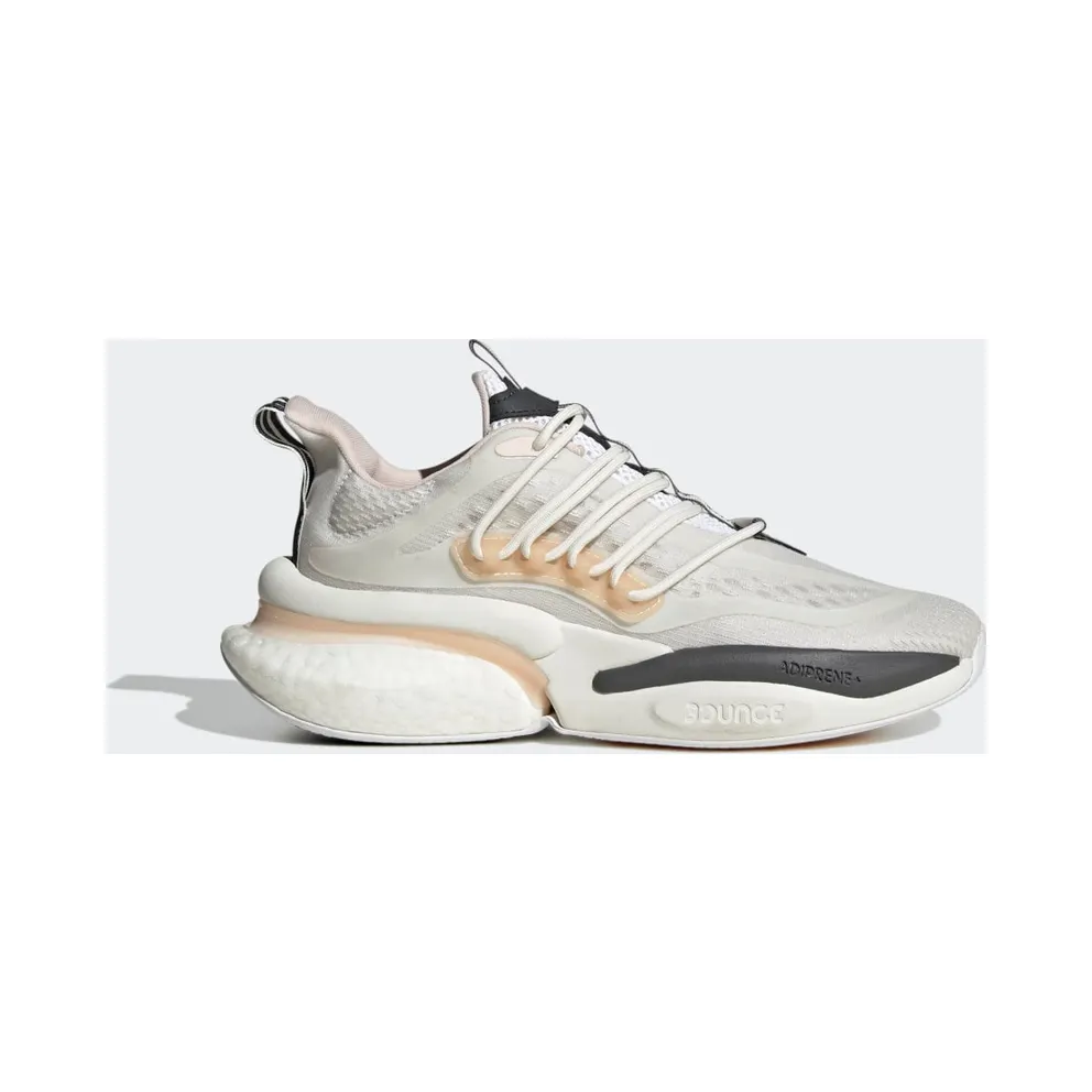 adidas Alphaboost V1 Sustainable BOOST Lifestyle Laufschuh Cloud White / Wonder Quartz / Grey Five (HP6132)