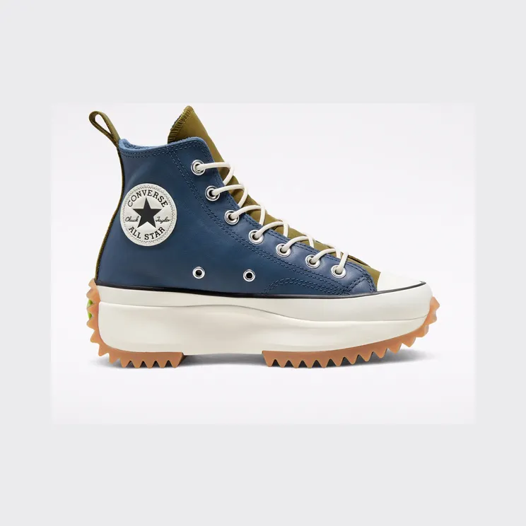 Converse Run Star Hike High Top Navy/dark Moss/egret (568650C)