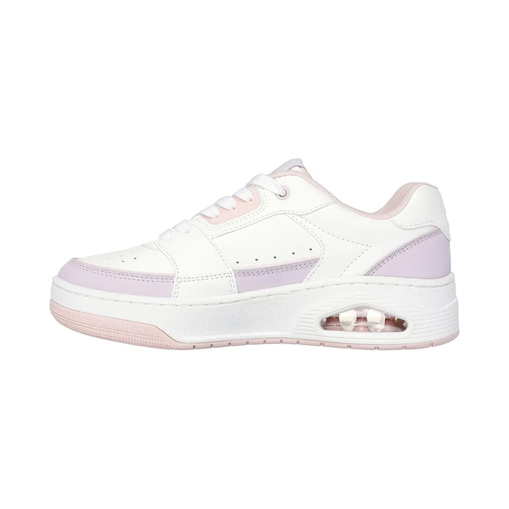 Skechers Uno Court Courted Style White / Lavendel / Pink “White” (177710 Wlvp) (177710WLVP)