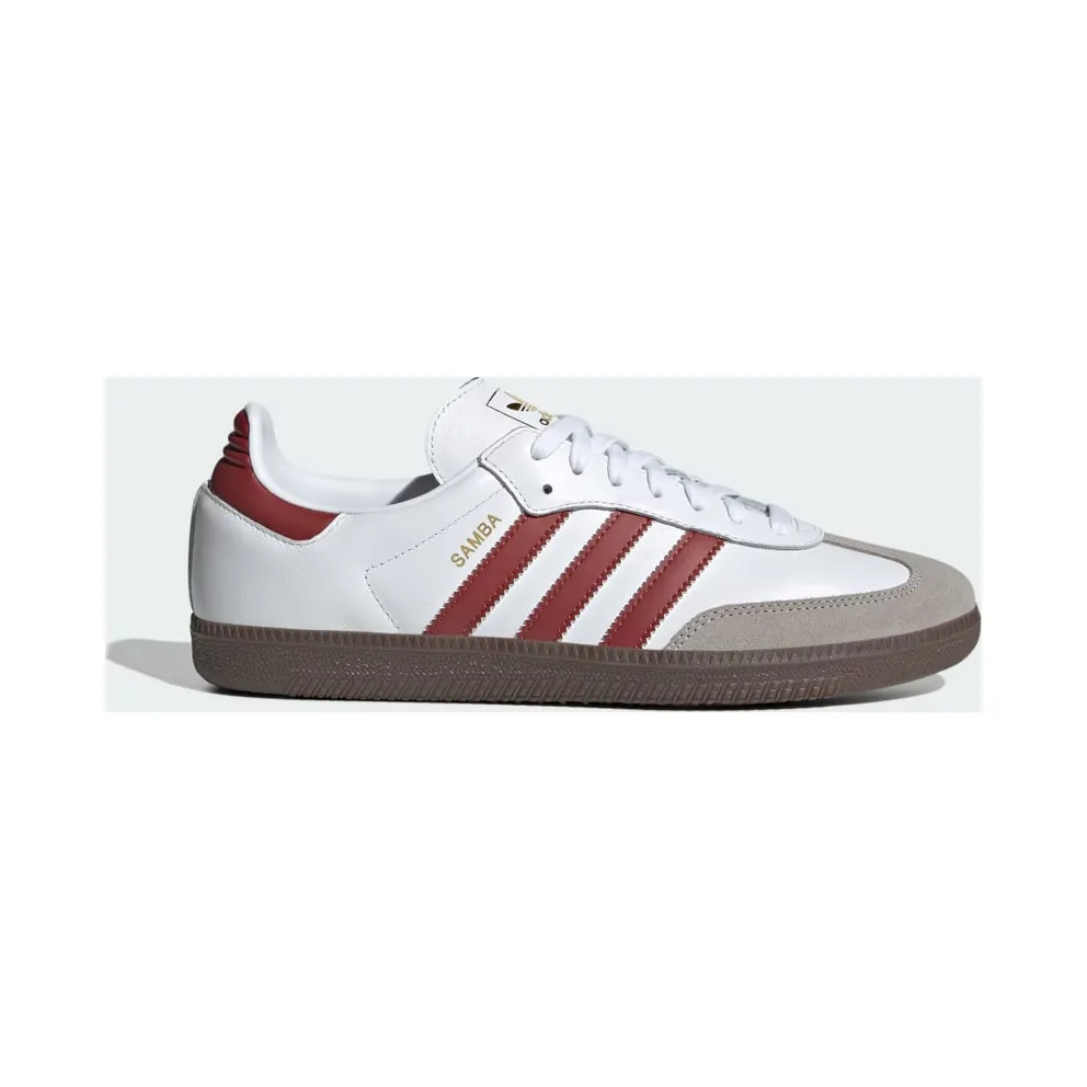 Adidas Samba OG Cloud White / Preloved Ruby / Clear Granite (JH8798)