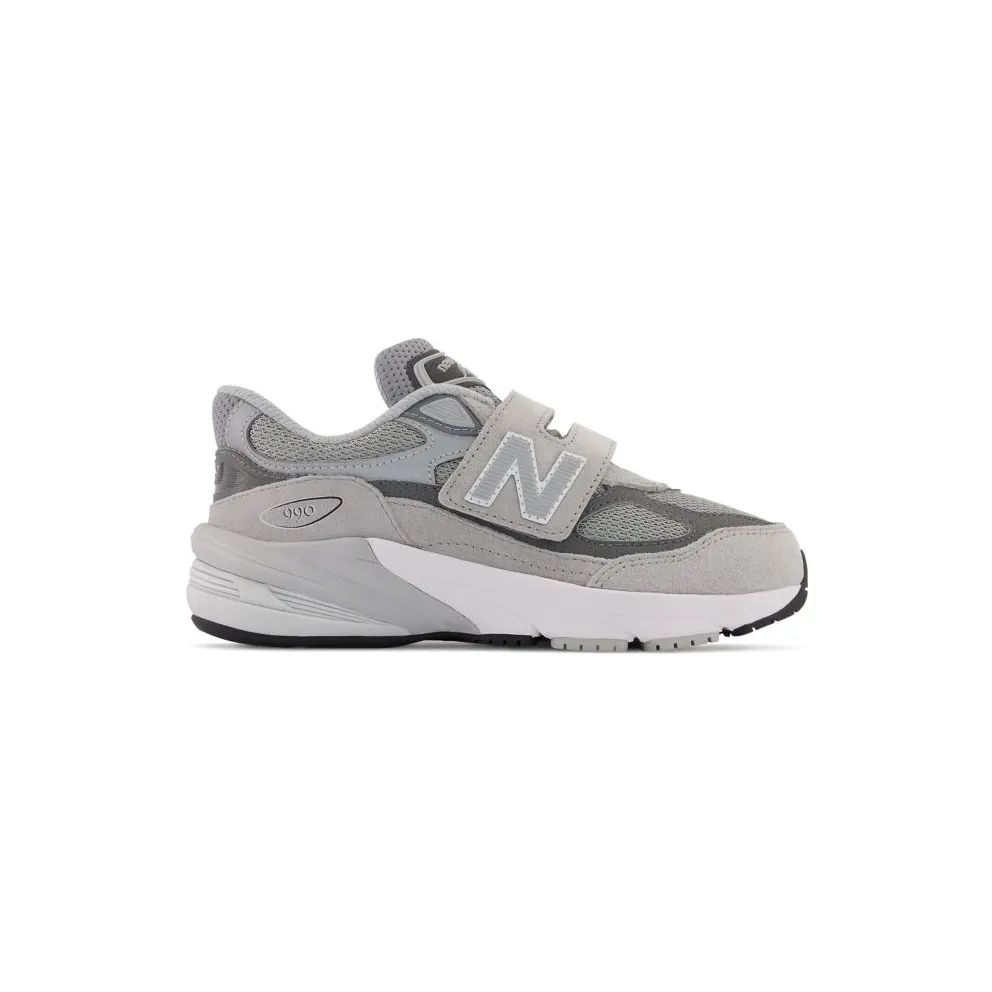 New Balance FuelCell 990v6 Hook and Loop Grey Silver (PV990GL6)