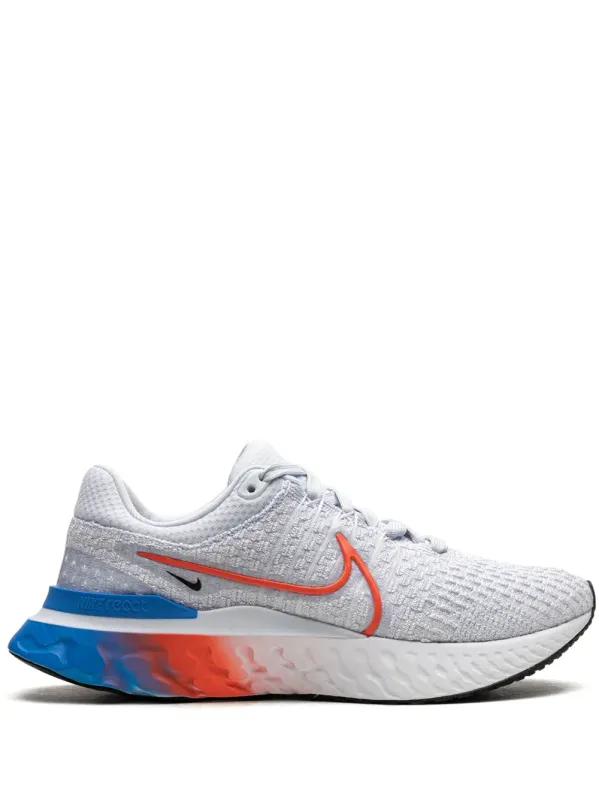 Nike React Infinity Run FK 3 Grey Bright Crimson sneakers – White (DV2178)