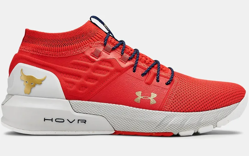 Under Armour Project Rock 2 Blood Orange Halo Grey Blood Orange/Halo Gray (3022024-604)