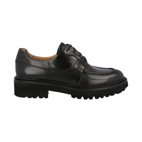 Ferragamo Gorin Lace Up Derby Shoes Black (020988-757637-M)
