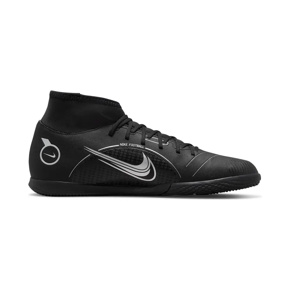 Nike Superfly 8 Club IC Black Metallic Silver (DJ2907-007)