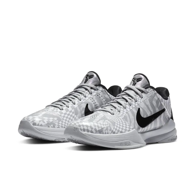 Nike Kobe 5 Protro Zebra PE Wolf Grey/White-Black (CD4991-003)