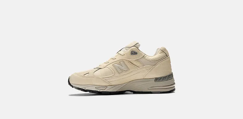 New Balance 991 (W) “Cream Croc” (W991CR1)