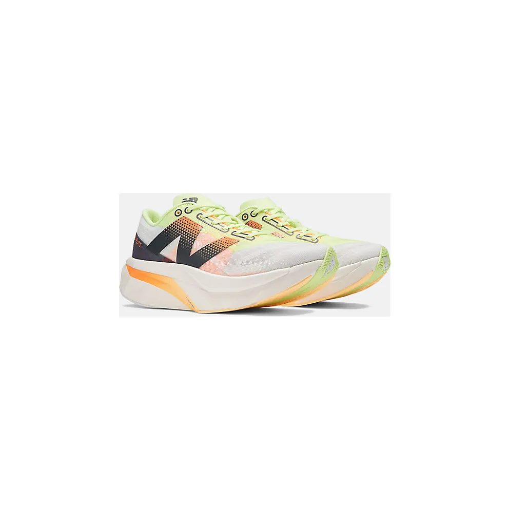New Balance FuelCell SuperComp Elite v4 White Bleached Lime Glo Hot Mango (WRCELLA4)