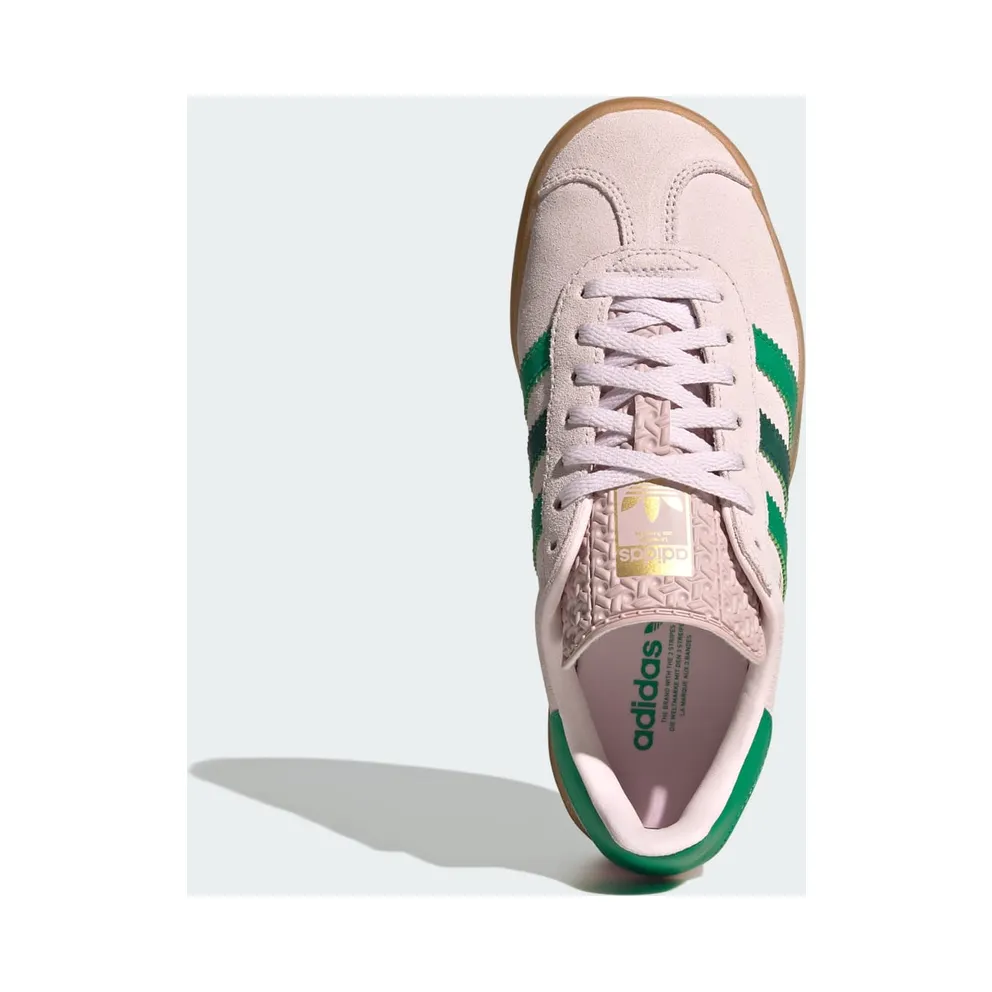 adidas Gazelle Bold Almost Pink Court Green Gold Metallic (JR5952)