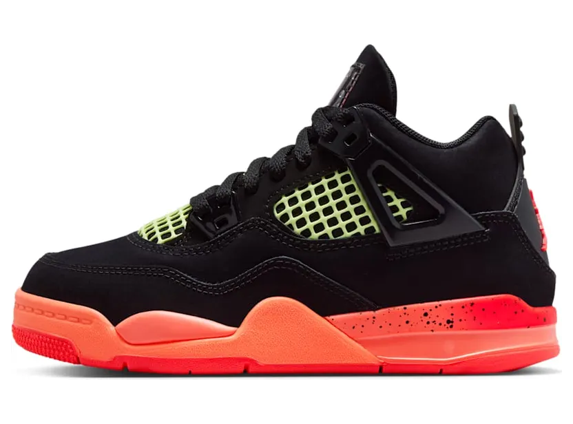 Air Jordan 4 Black/Infrared 23/Bright Mango/Barely (II1269-001)