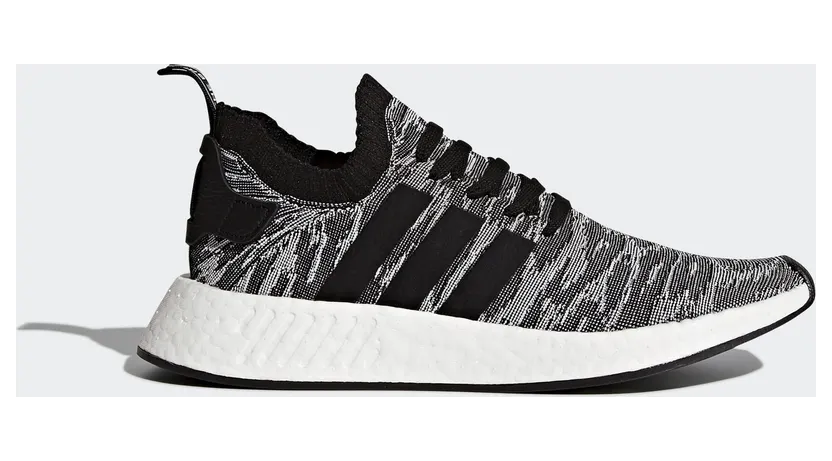 adidas NMD R2 Black White Future Harvest