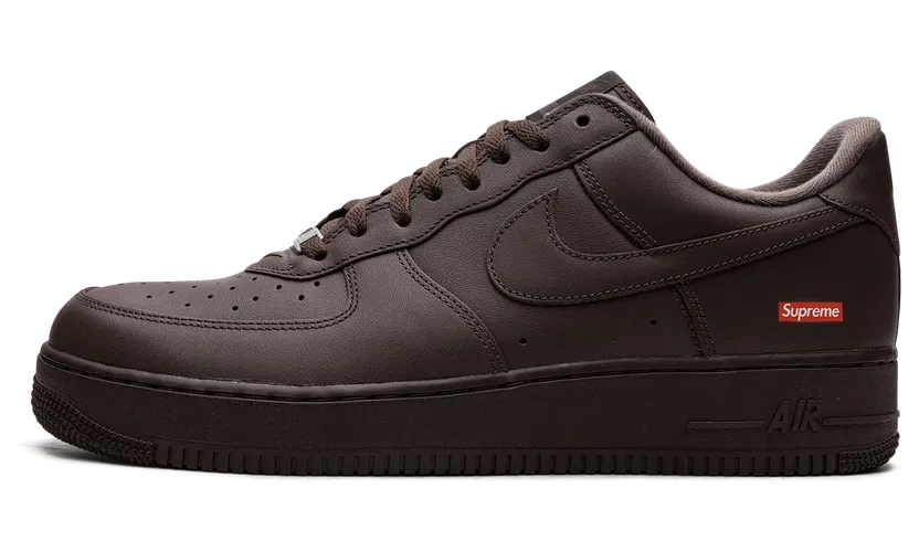 Nike Air Force 1 “Supreme – Mini Box Logo Brown” (CU9225-200)