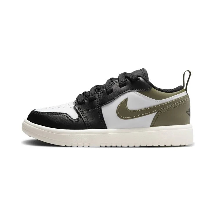 Jordan 1 Low ALT “Black / Medium Olive / Sail / White” (DR9748-092)