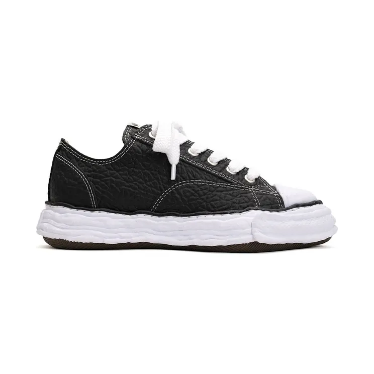Maison Mihara Yasuhiro Peterson 23 OG Sole Monster Leather Low Black White (A15FW723-BLK)