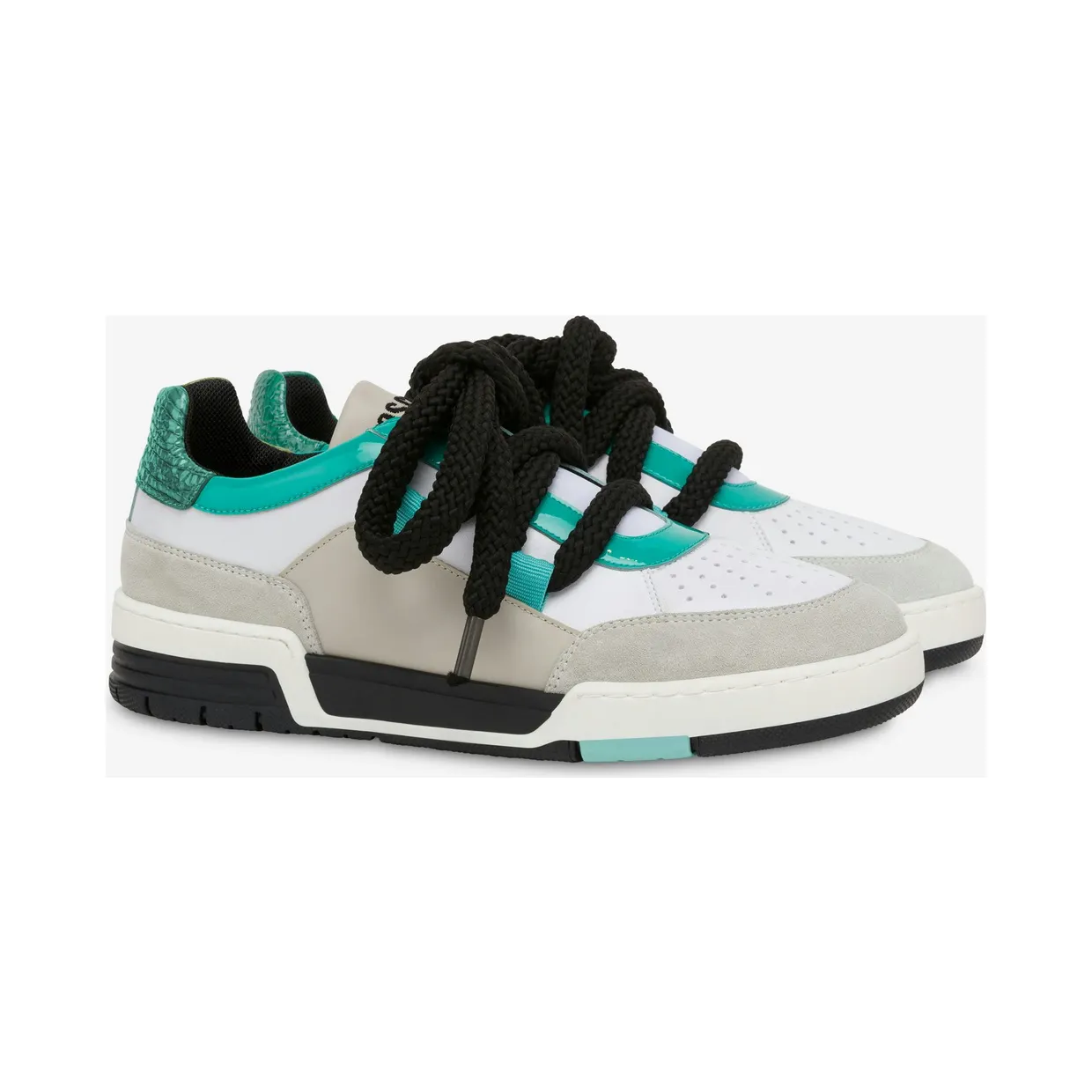 Moschino Sneakers Mit Maxi-schnürsenkeln Streetball (POLMB15704G1IGAC10A)