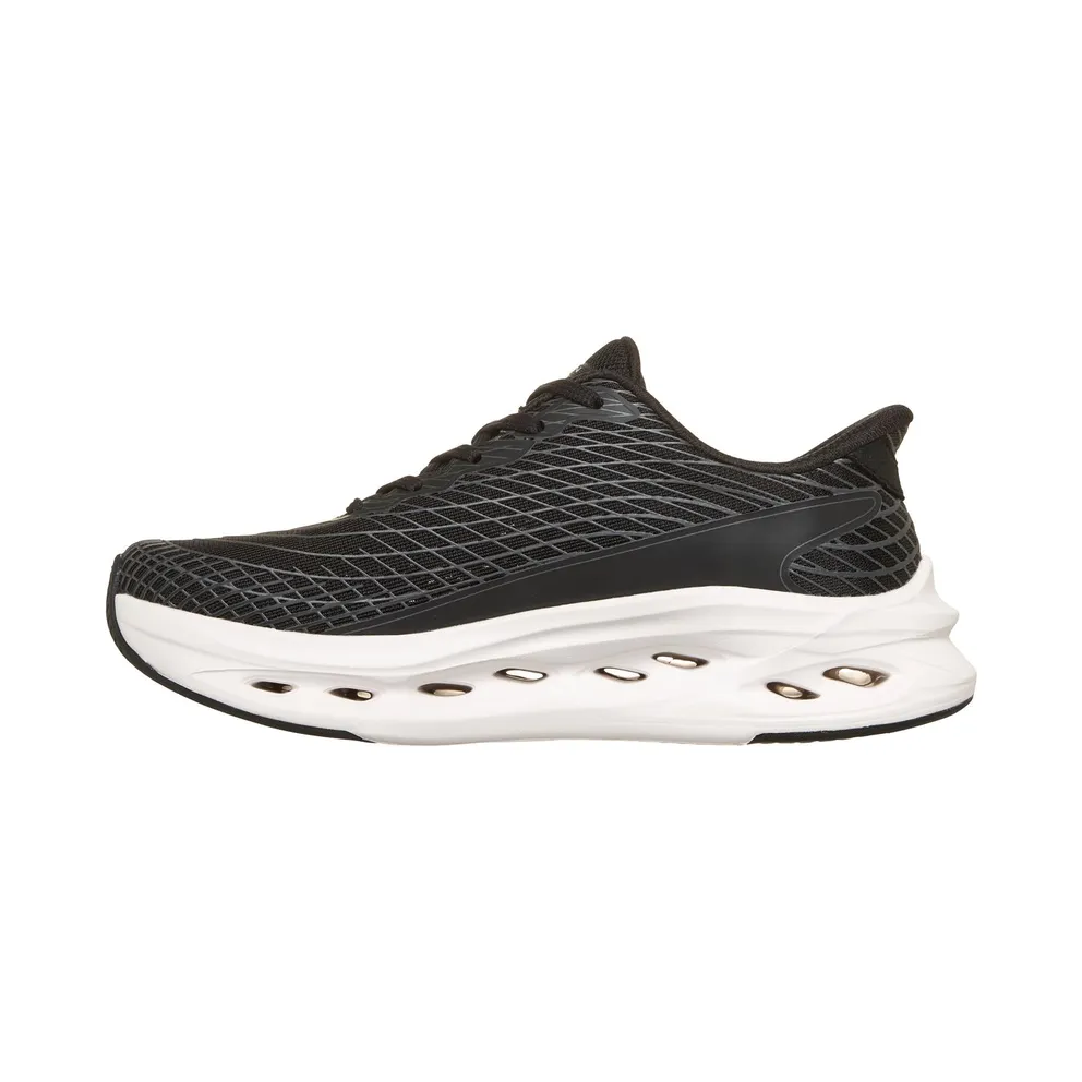 Skechers Max Cushioning Glide-Step “Black / White” (129404BKW)
