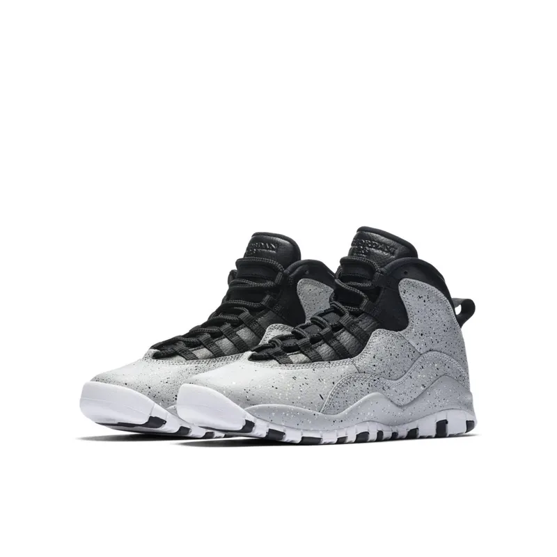 Jordan 10 Retro Light Smoke Grey (GS) Light Smoke Grey/Black-University Red-White (310806-062)