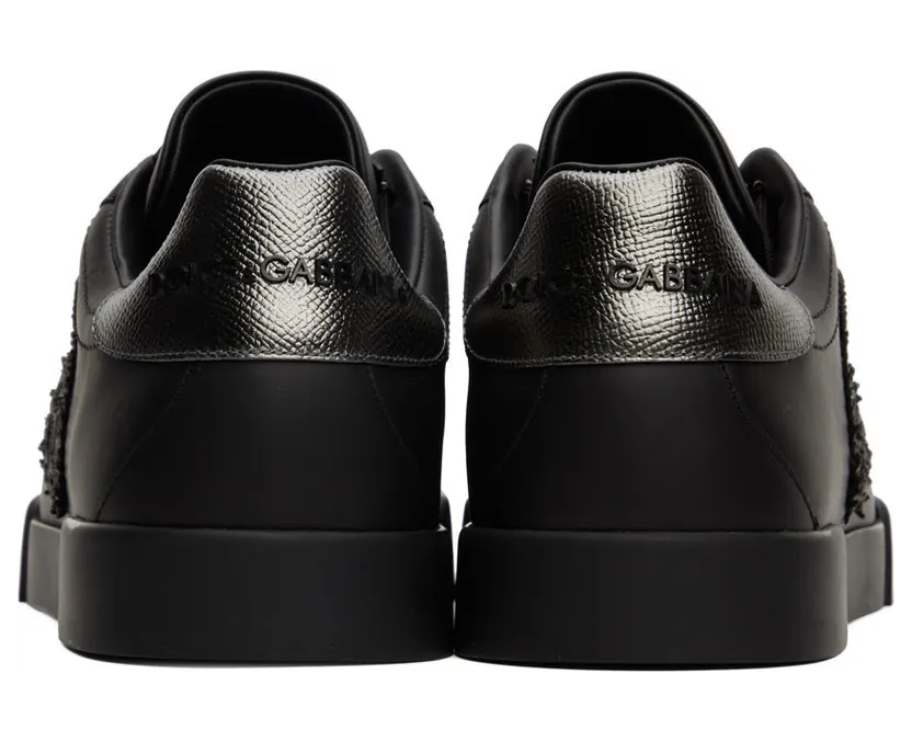 Dolce & Gabbana Black Portofino Sneakers (CS1761AH164) (2)