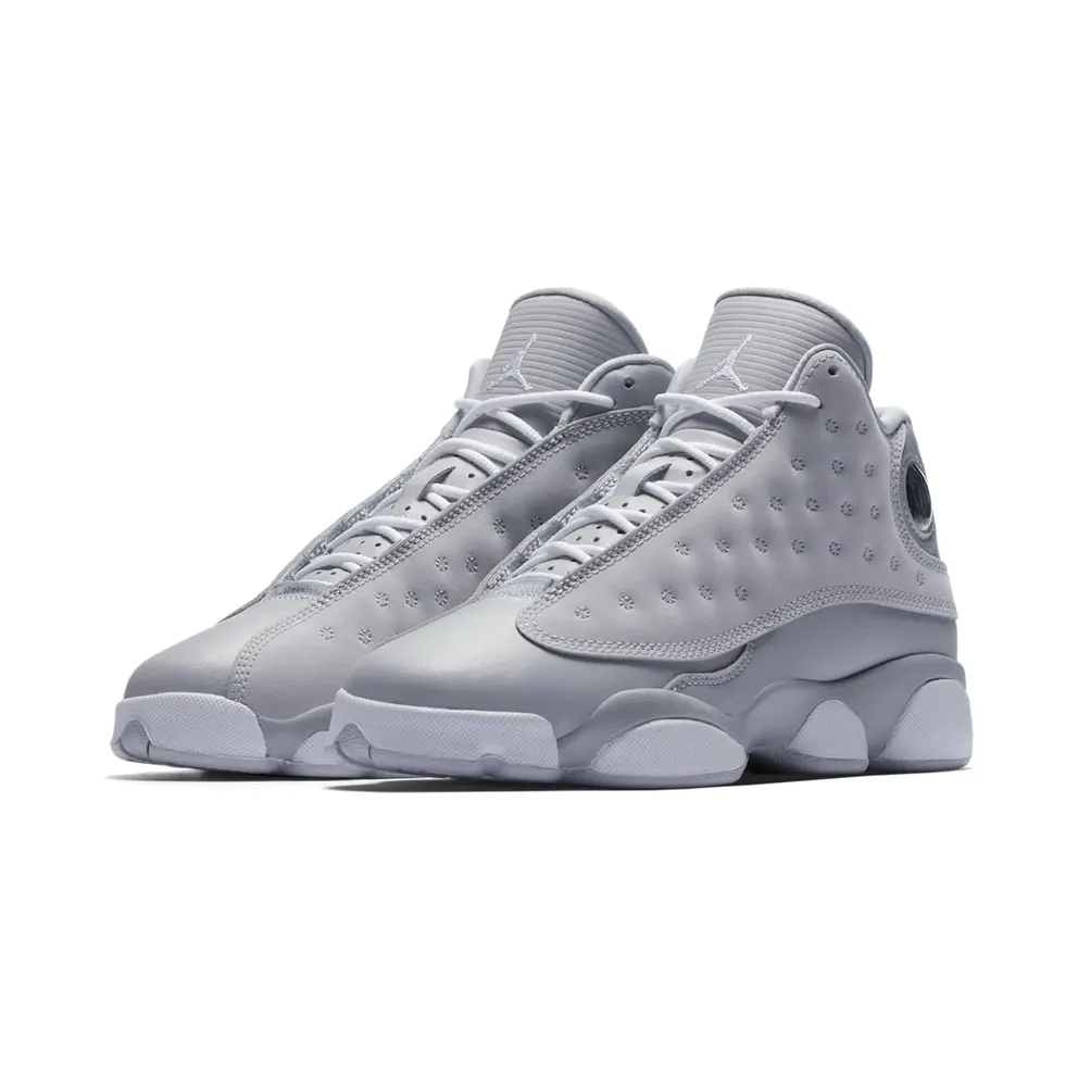 Jordan 13 Retro Wolf Grey Deadly Pink (GS) (439358-018)