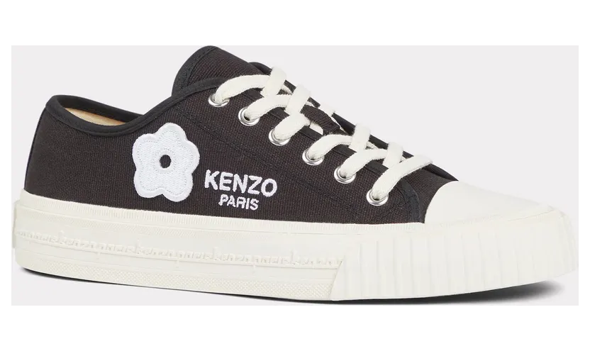 Kenzo Baskets ‘Kenzo Foxy’ En Toile Femme Noir – Taille 40 (FE52SN015F72)