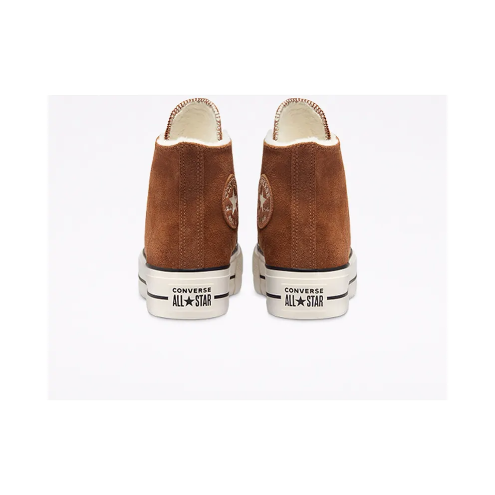 Converse Cozy Club Platform Chuck Taylor All Star High Top Clove Brown/egret/black (570034C)