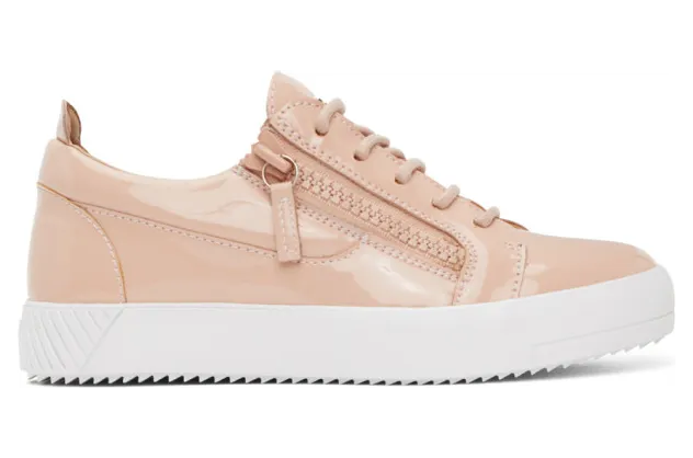 Giuseppe Zanotti Pink Patent July Cantadora Sneakers (RW00075 87336)