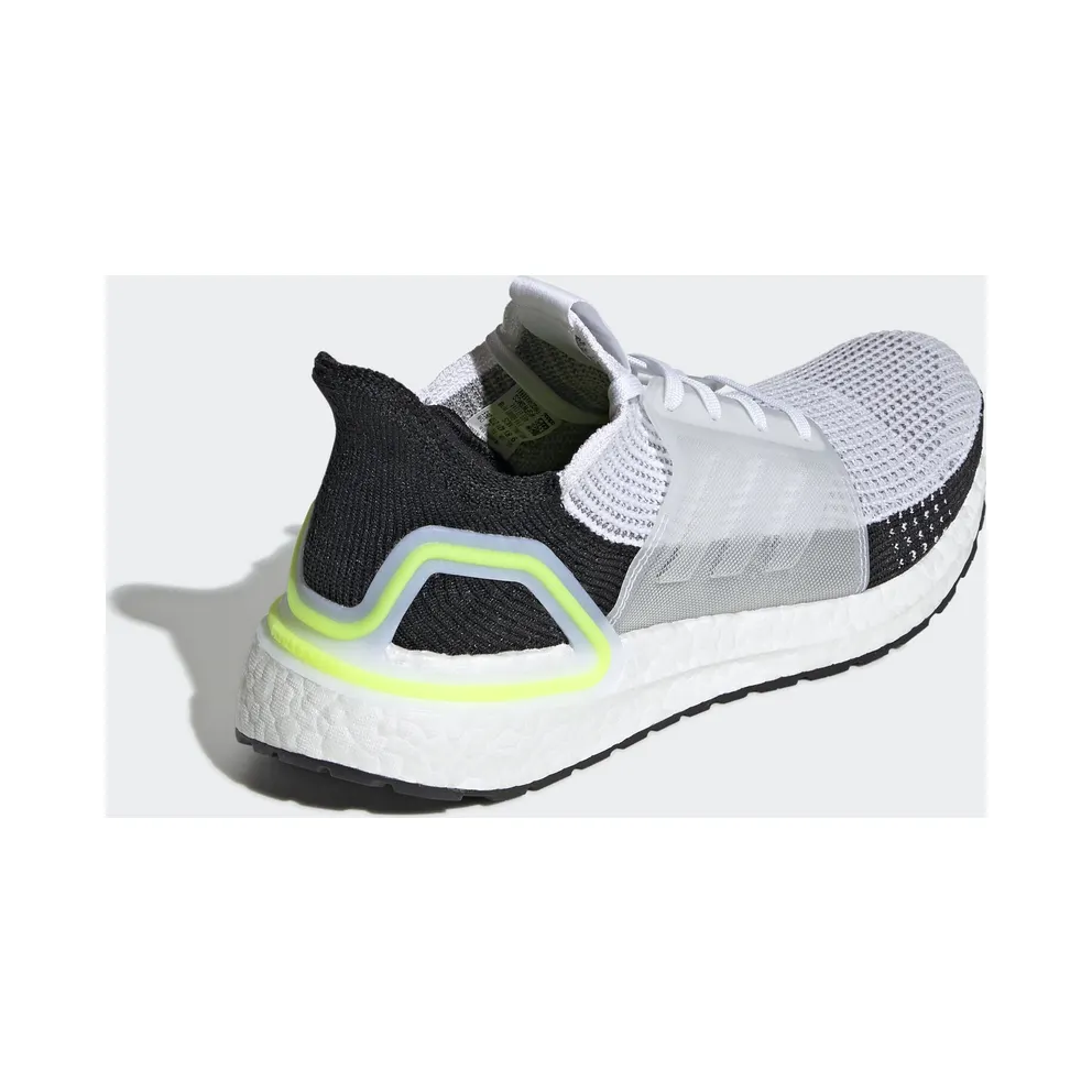 adidas Ultra Boost 19 White Black Volt White/Black/Volt (EF1344)