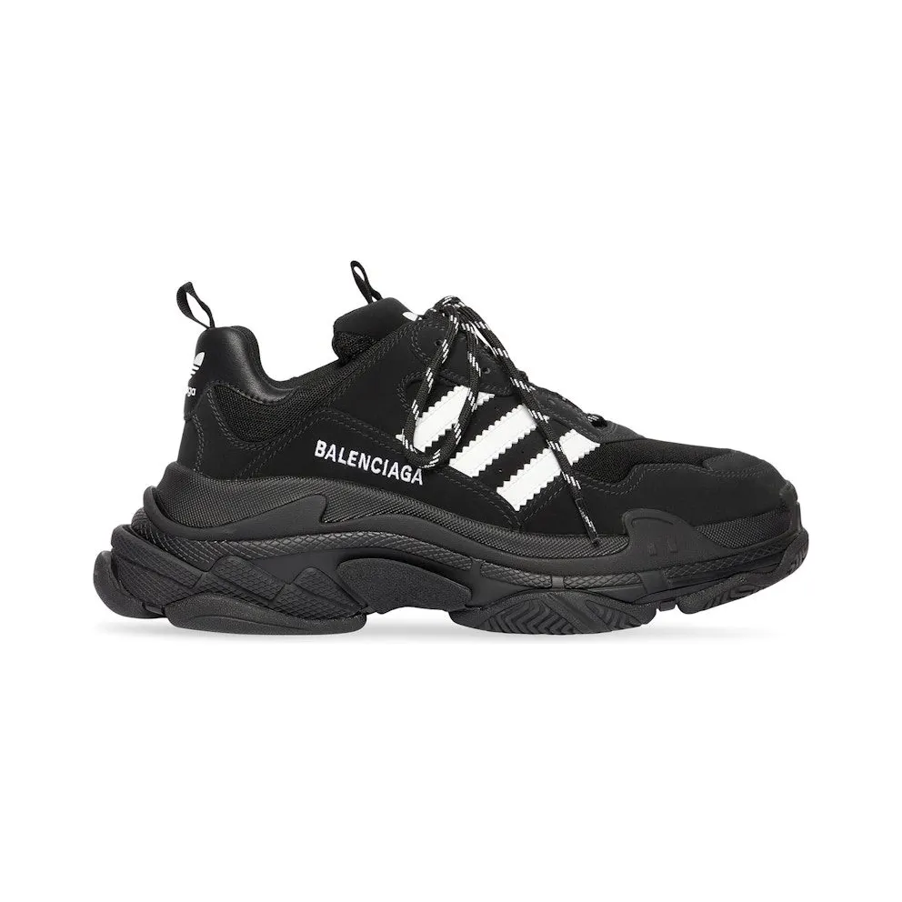 Balenciaga x adidas Triple S Black White (712764W2ZB21090)