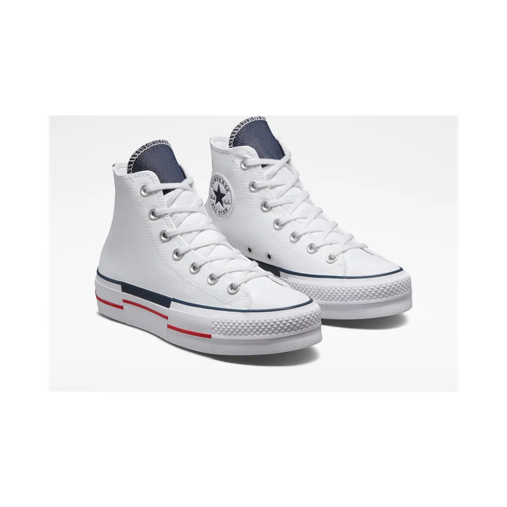 Converse Chuck Taylor All Star Lift Platform Retro Denim White/red/obsidian